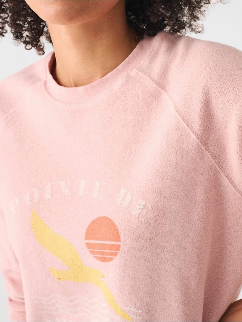 Faherty Pink Graphic Sweatshirt - Picture 3 of 13